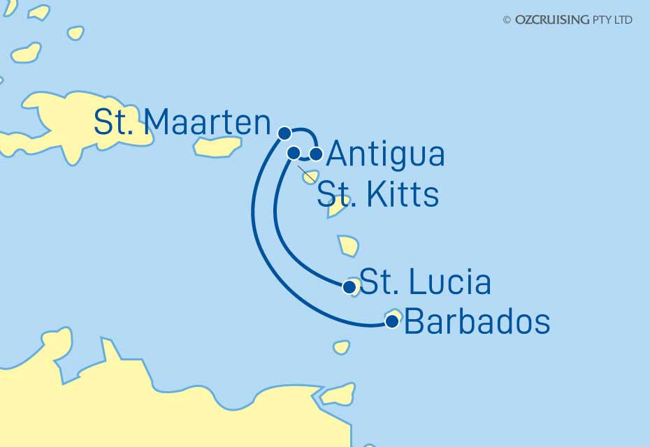 Britannia St. Lucia to Barbados - Ozcruising.com.au