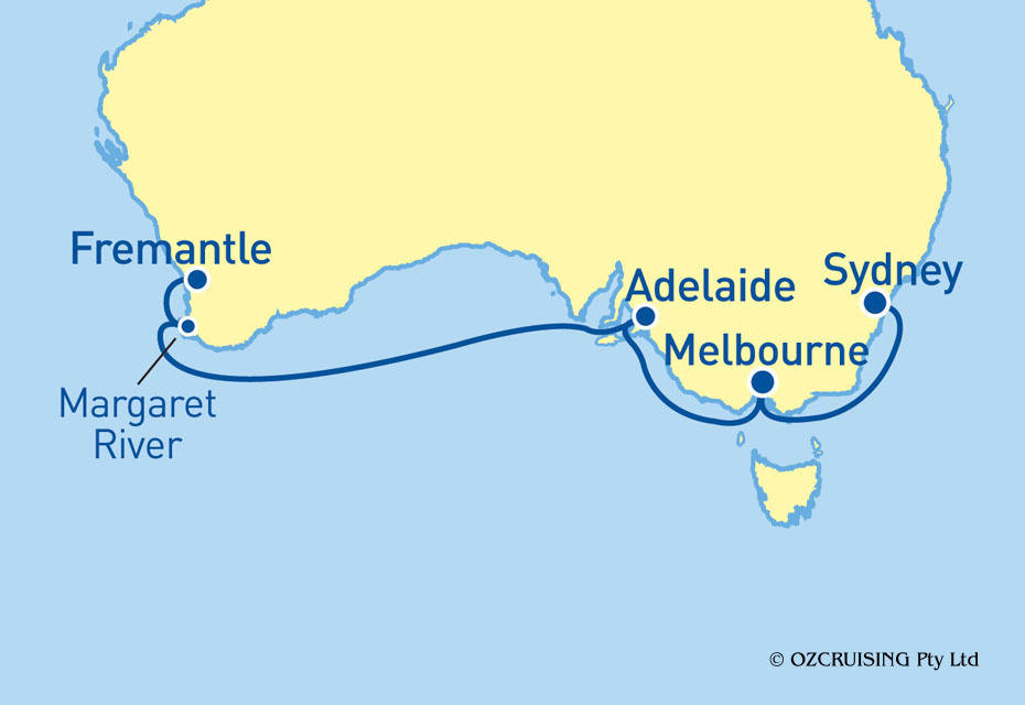 Queen Mary 2 Sydney to Fremantle - Cruises.com.au