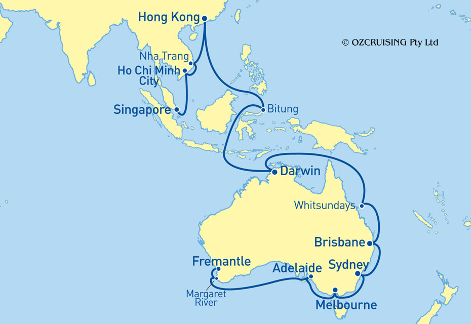 Queen Mary 2 Singapore to Fremantle - Cruises.com.au