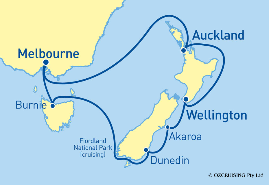 Queen Elizabeth New Zealand - Cruises.com.au