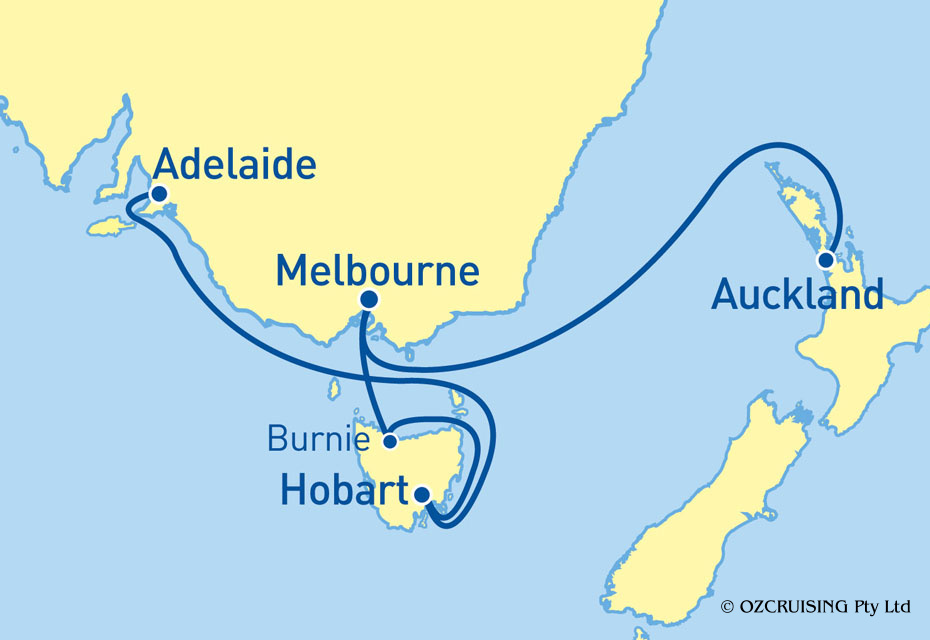 Queen Elizabeth Adelaide to Auckland - Cruises.com.au