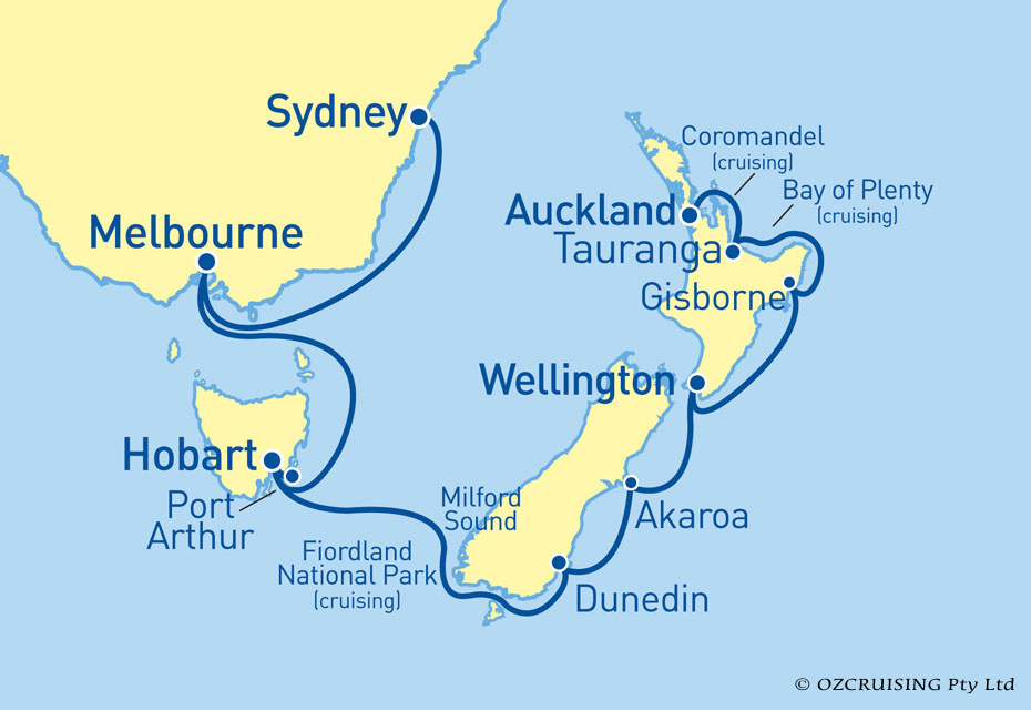 ms Noordam Sydney to Auckland - Ozcruising.com.au