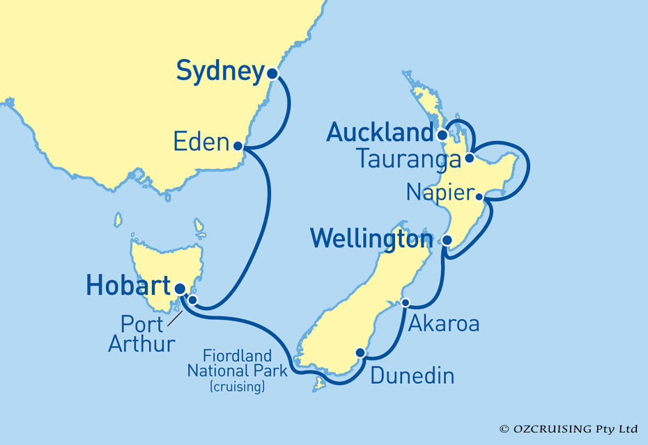 ms Noordam Auckland to Sydney - Cruises.com.au