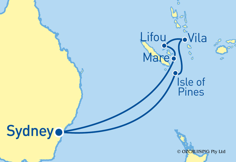 Voyager Of The Seas South Pacific - Ozcruising.com.au