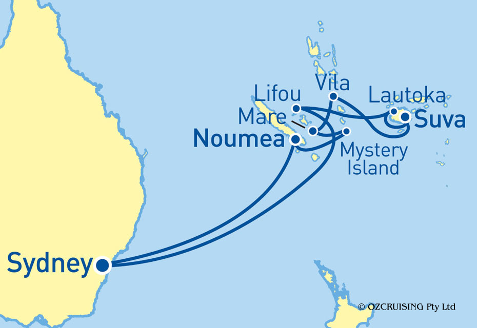 Voyager Of The Seas South Pacific & Fiji - Ozcruising.com.au