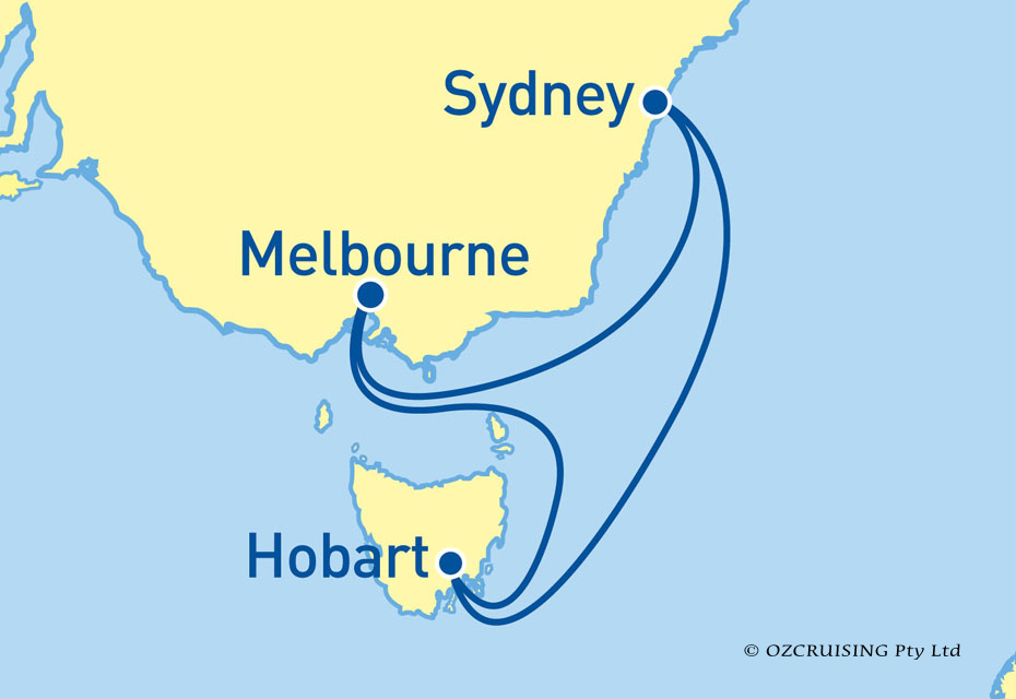 Voyager Of The Seas Melbourne and Hobart - Ozcruising.com.au
