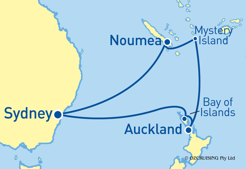 Ovation Of The Seas South Pacific & New Zealand - Ozcruising.com.au