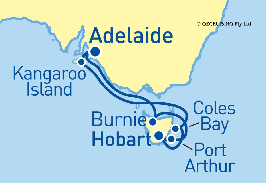Pacific Aria Tasmania - Cruises.com.au