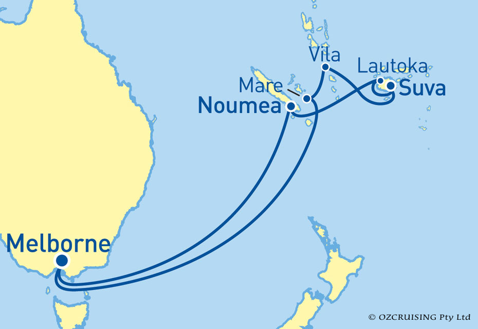 Golden Princess South Pacific & Fiji - Cruises.com.au