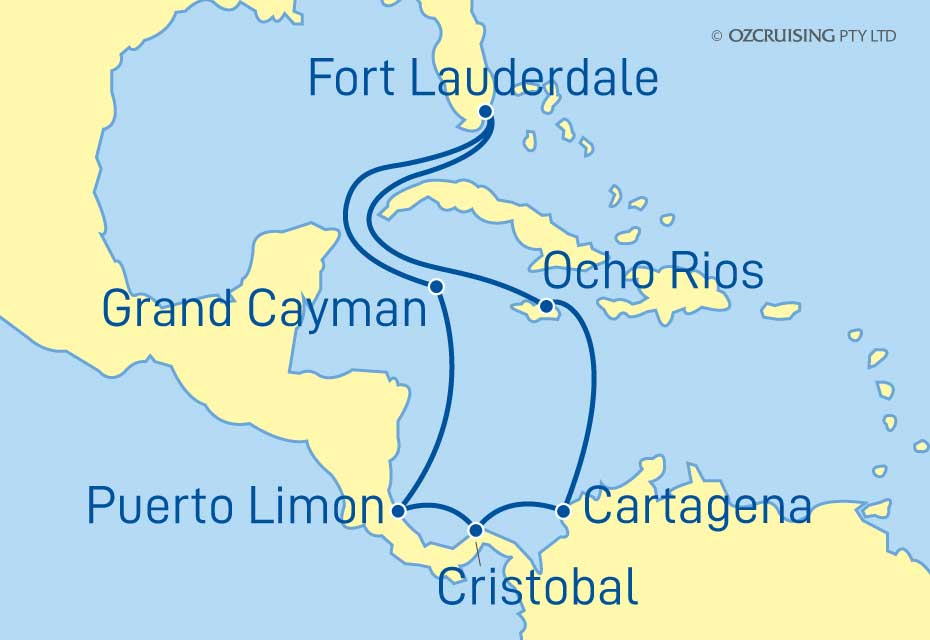 Caribbean Princess Jamaica, Colombia and Panama - Cruises.com.au