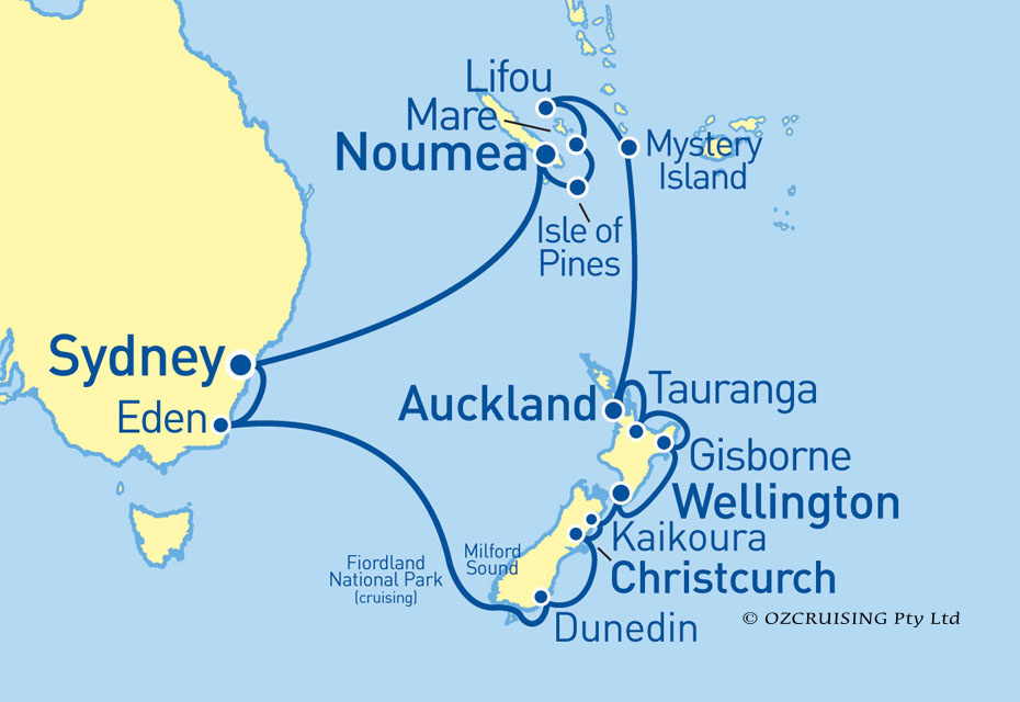 ms Maasdam New Zealand and South Pacific - Ozcruising.com.au