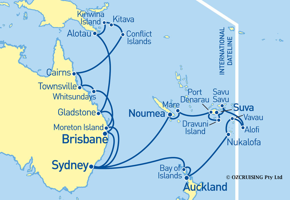 ms Maasdam PNG, QLD, NZ and Sth Pacific - Ozcruising.com.au