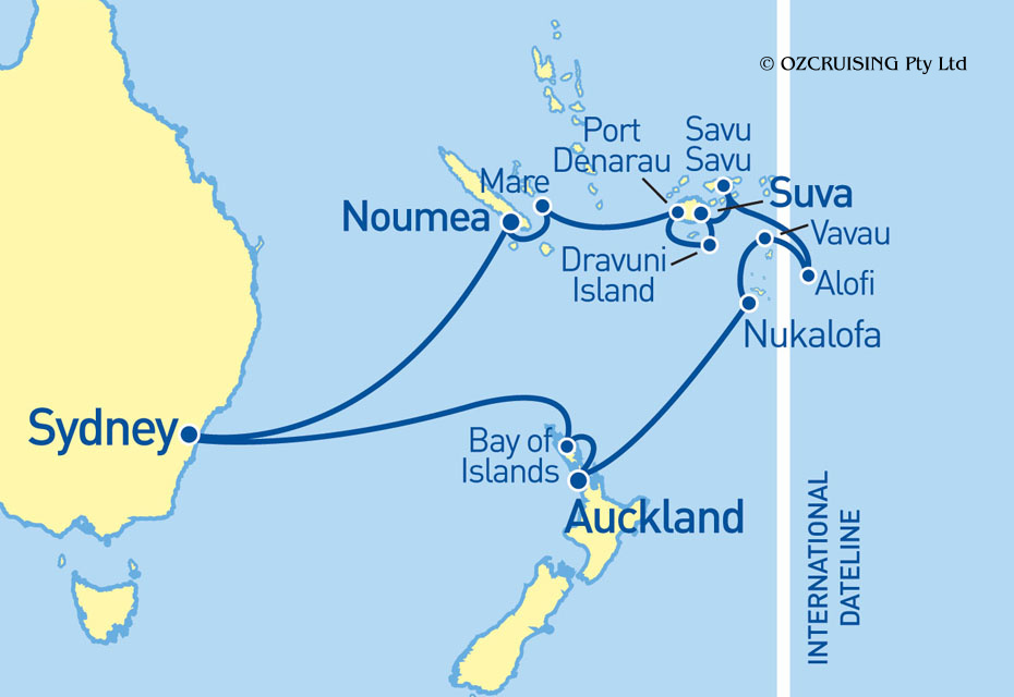 ms Maasdam New Zealand and Fiji - Ozcruising.com.au