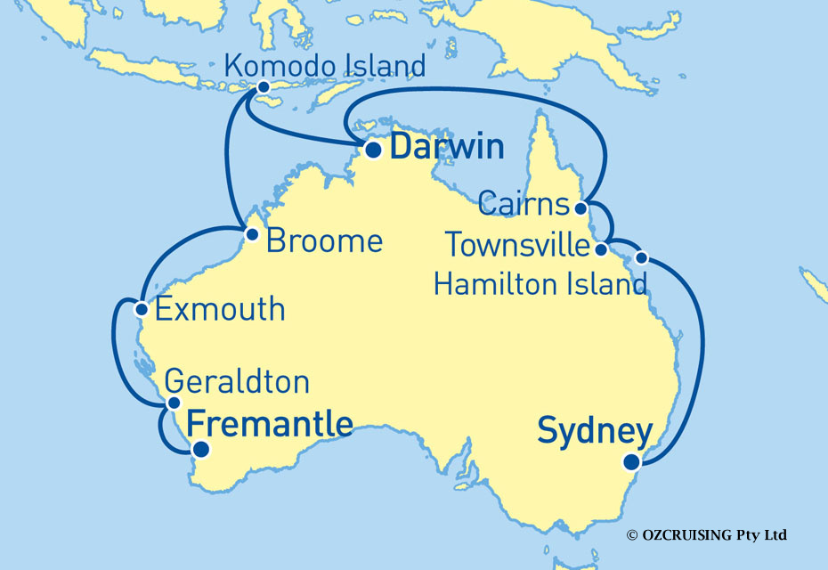 ms Maasdam Sydney to Fremantle - Ozcruising.com.au