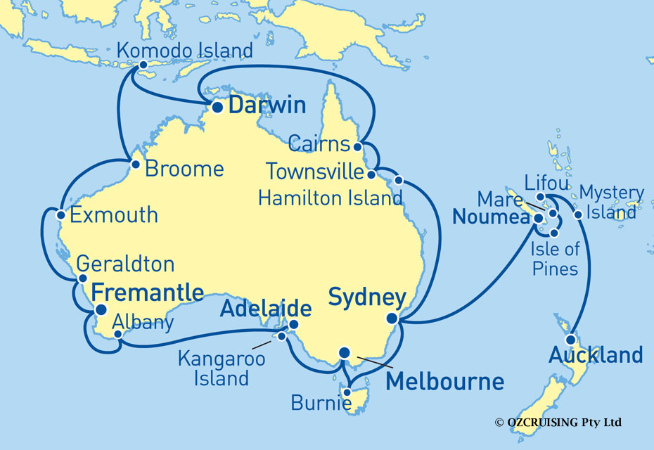 ms Maasdam Sth Pacific & Australian Circumnavigation - Cruises.com.au