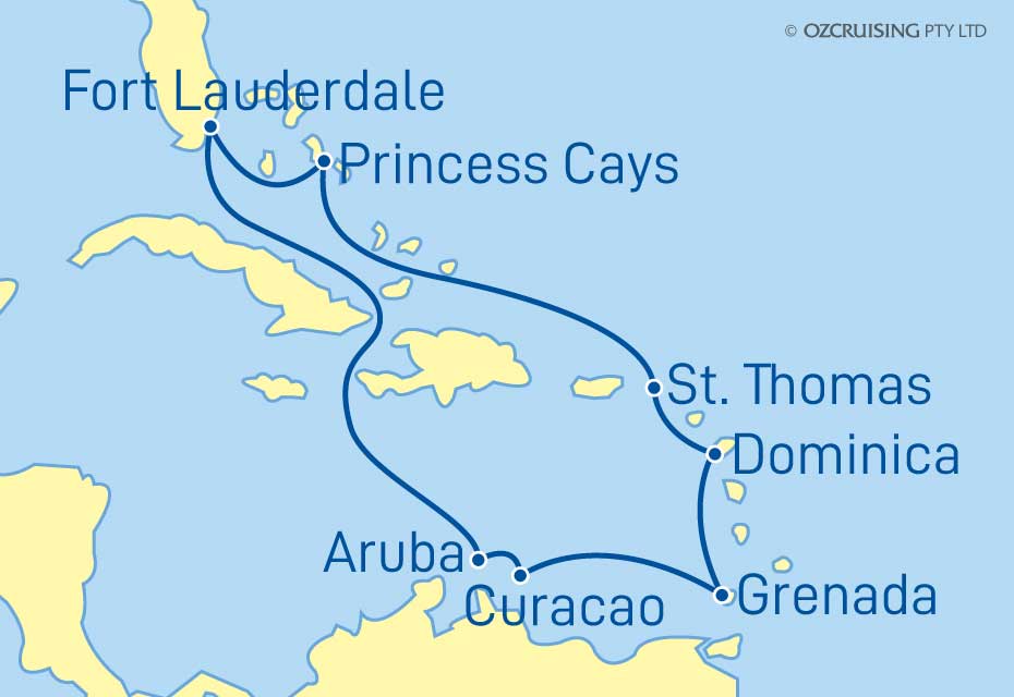 Royal Princess Caribbean - Ozcruising.com.au