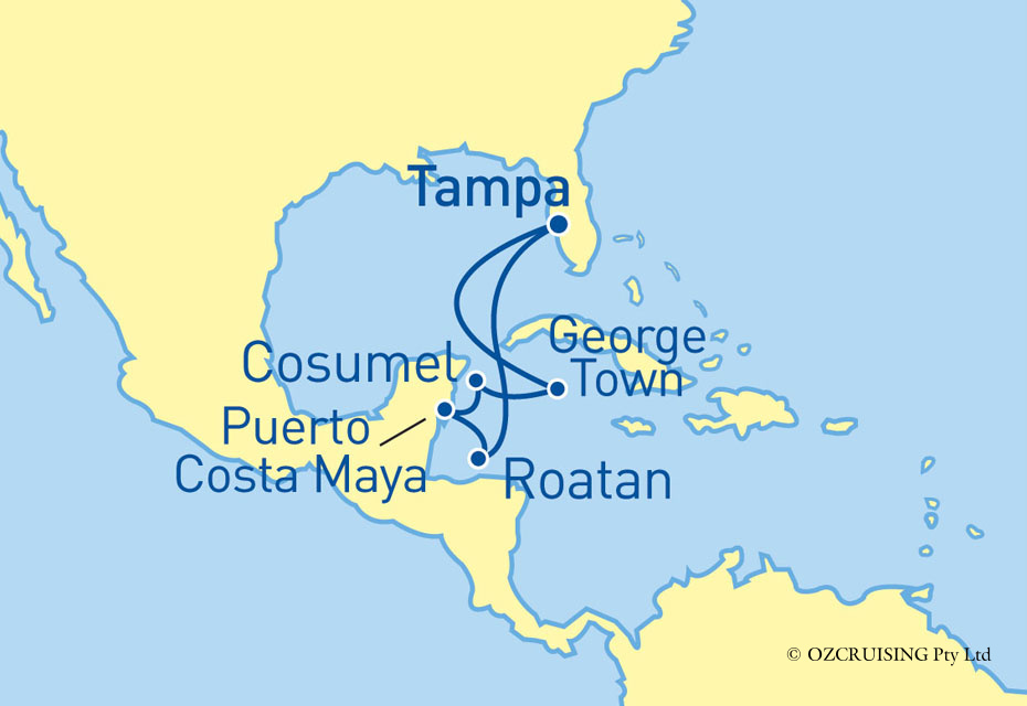 Rhapsody Of The Seas Honduras, Mexico and Grand Cayman - Cruises.com.au