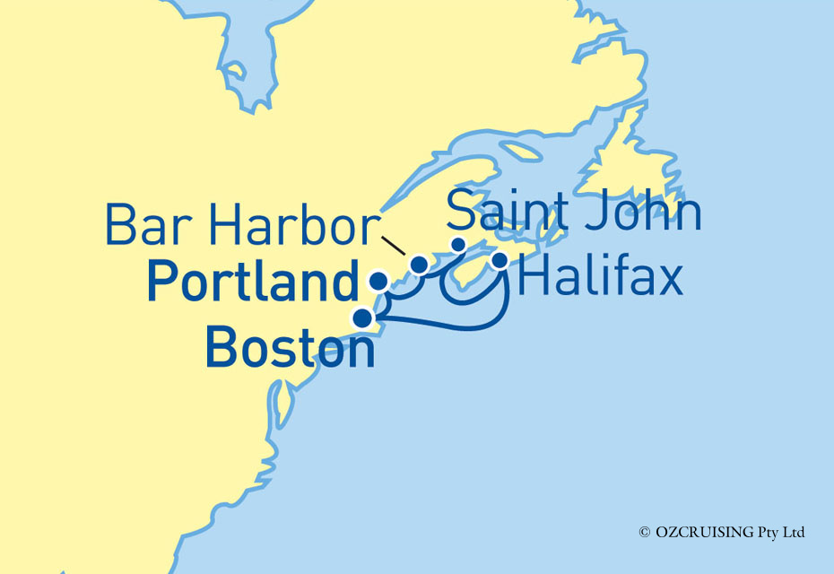 Brilliance Of The Seas New England - Cruises.com.au