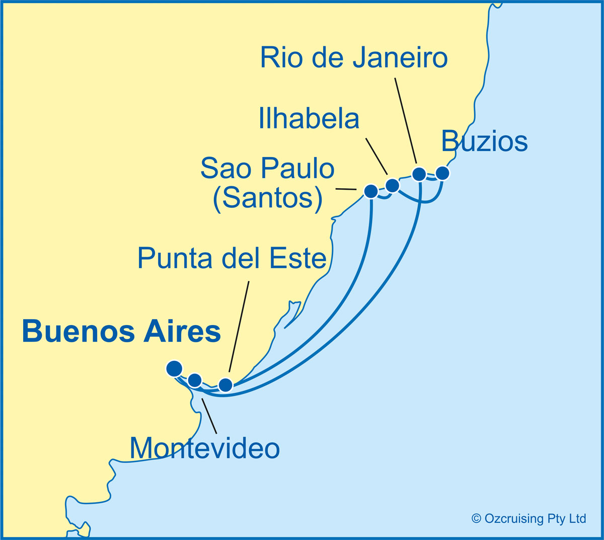 Azamara Pursuit Brazil and Uruguay - Cruises.com.au