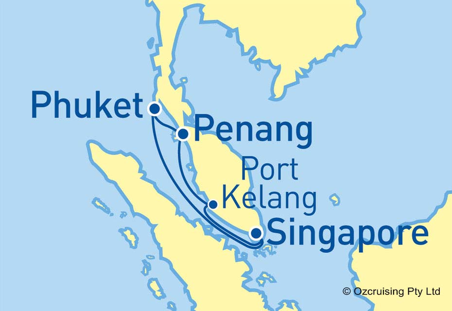 5 Night Malaysia & Thailand Cruise on the Spectrum Of The Seas - RC22