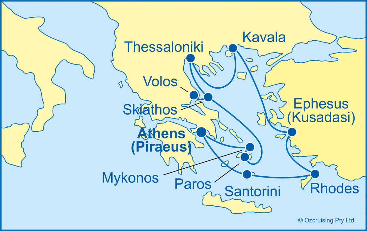 Azamara Pursuit Greece and Turkey - Cruises.com.au