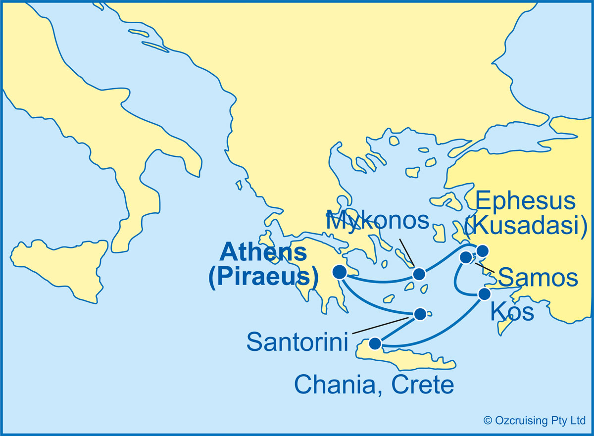 Azamara Pursuit Greece - Cruises.com.au