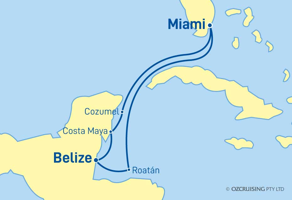 Norwegian Gem Mexico and Belize - Ozcruising.com.au