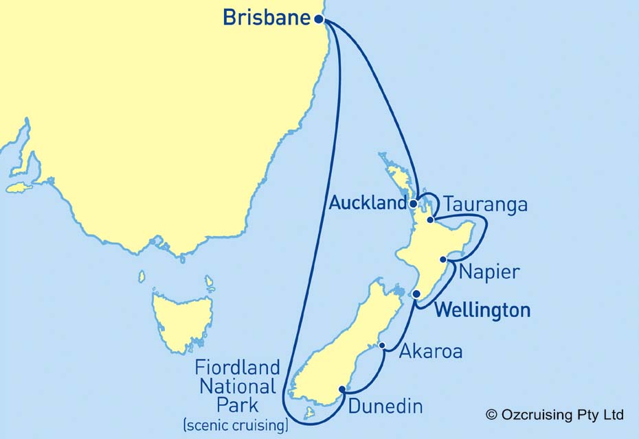 Sea Princess New Zealand - Cruises.com.au