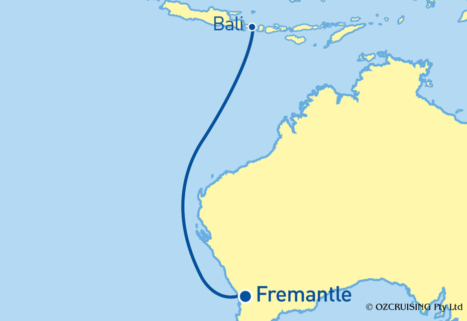 Astor Bali to Fremantle - Ozcruising.com.au