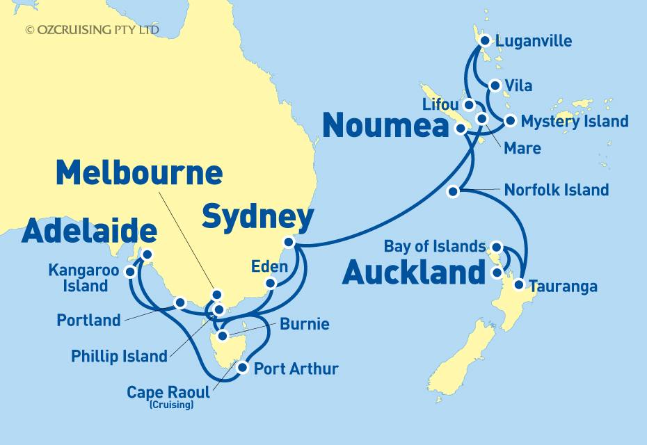 ms Maasdam Sydney, Melbourne & Auckland - Ozcruising.com.au