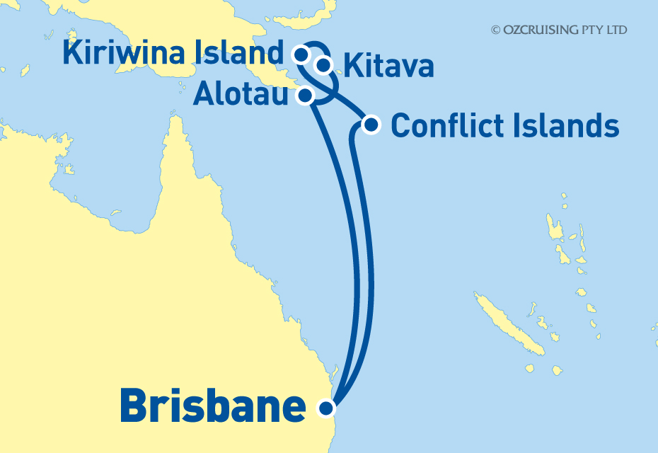 Pacific Aria Papua New Guinea - Ozcruising.com.au