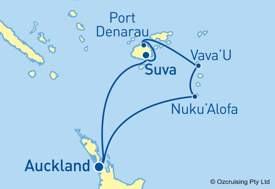 Pacific Aria South Pacific & Fiji - Cruises.com.au
