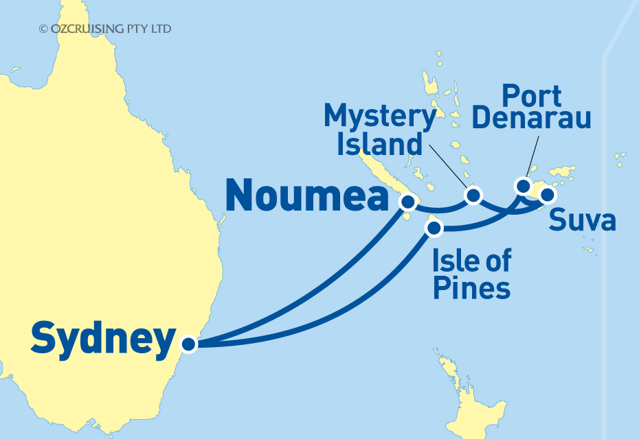 Pacific Explorer South Pacific & Fiji - Ozcruising.com.au