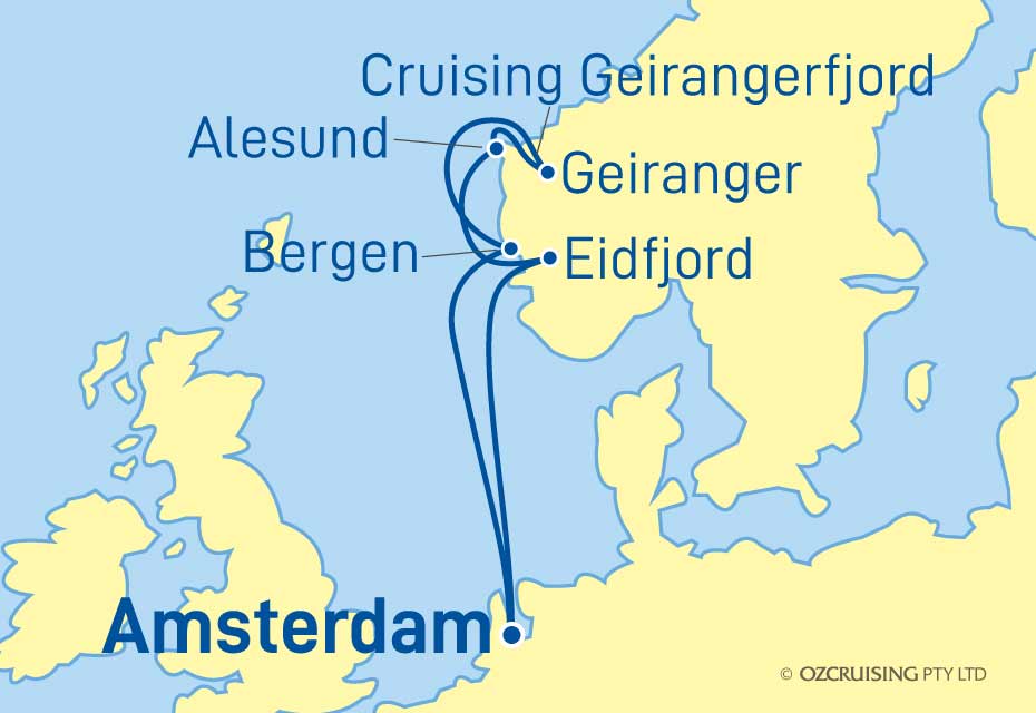 ms Rotterdam Norway - Cruises.com.au