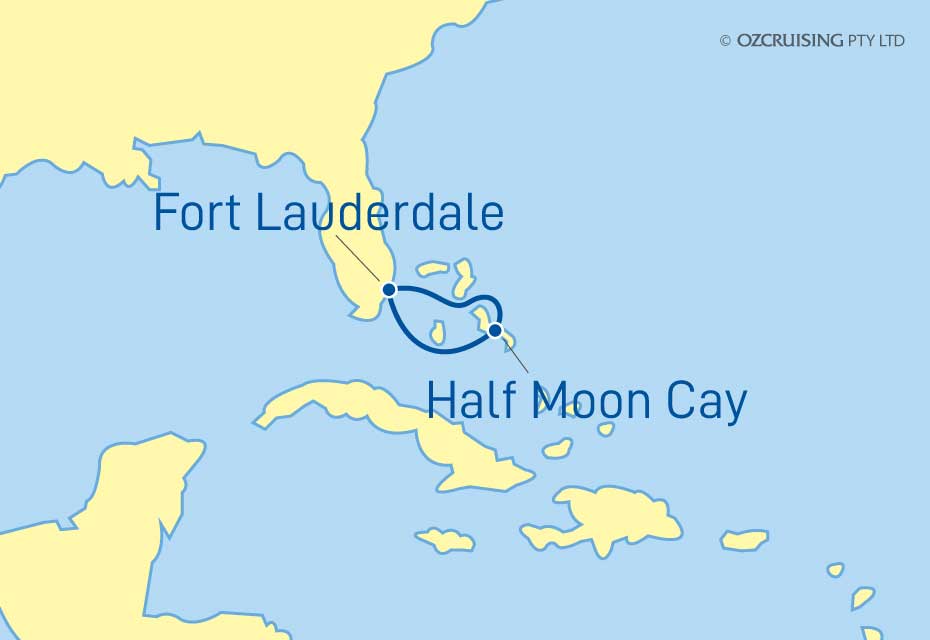 ms Eurodam Half Moon Cay - Bahamas - Cruises.com.au