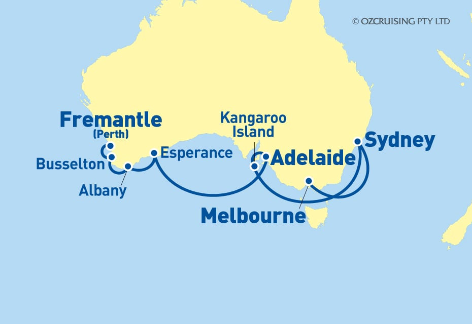 Azamara Pursuit Fremantle to Melbourne - Ozcruising.com.au