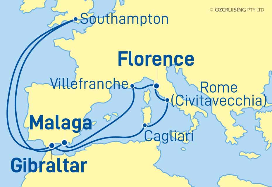 Anthem Of The Seas Spain, France and Italy - Cruises.com.au