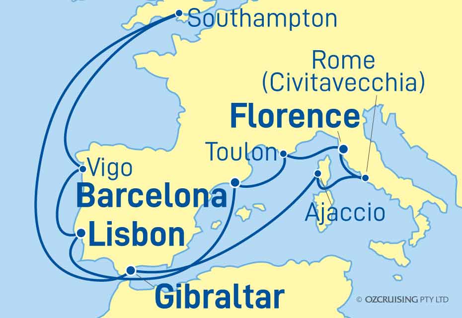 cruises to portugal and italy