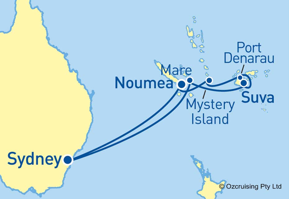 Carnival Spirit South Pacific / Fiji - Cruises.com.au