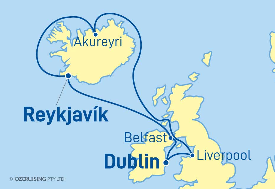 10 Night Iceland and Ireland Cruise on the Celebrity Reflection