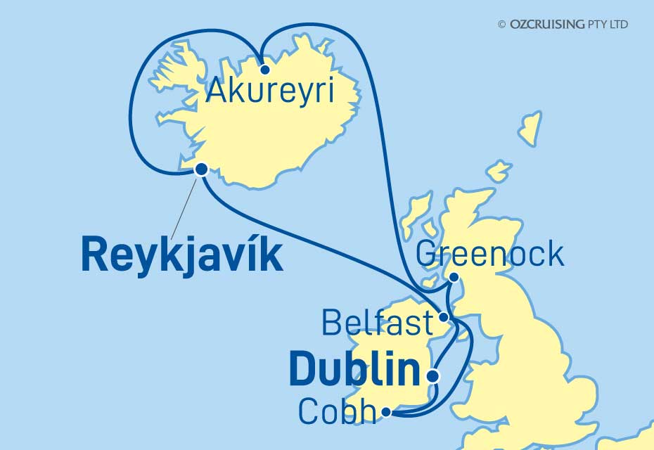 10 Night Scotland, Iceland and Ireland Cruise on the Celebrity
