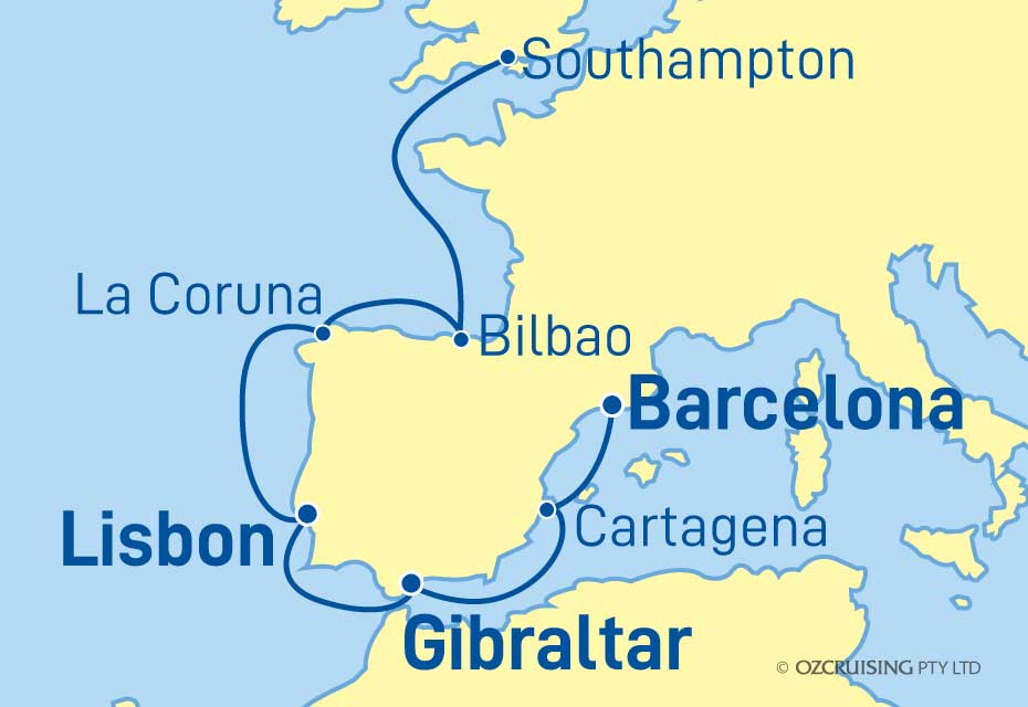 Celebrity Silhouette Spain and Portugal - Cruises.com.au