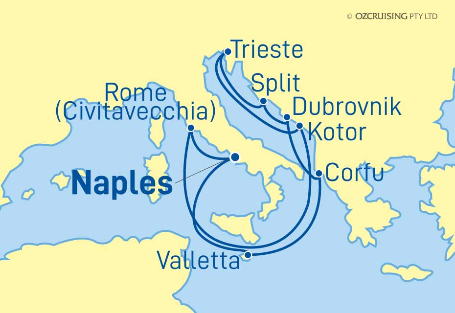 Celebrity Edge Italy, Croatia and Malta - Cruises.com.au