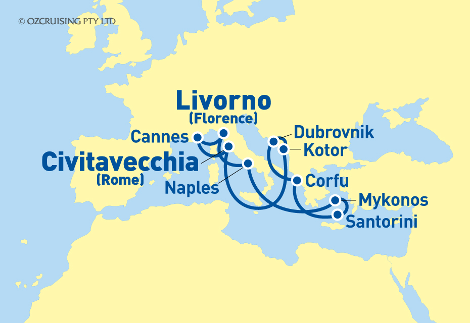 11 Night Greece, Croatia & Italy Cruise on the Norwegian Getaway GWY