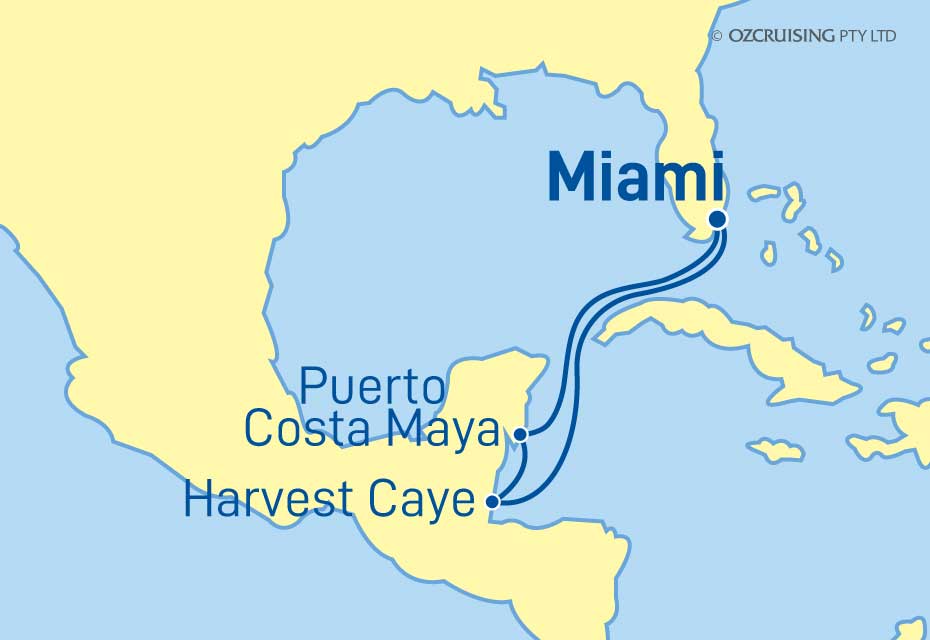 Norwegian Dawn Belize and Mexico - Ozcruising.com.au