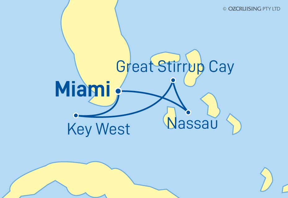 Norwegian Sky Key West and Bahamas - Cruises.com.au