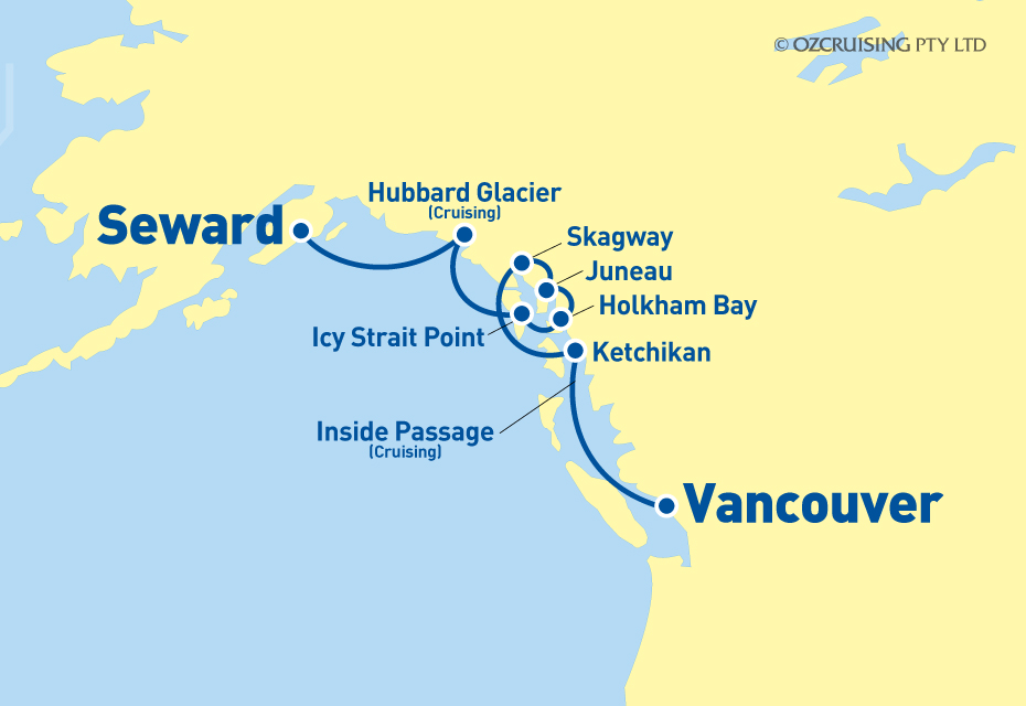 7 Night Seward to Vancouver Cruise on the Norwegian Jewel - NC22-JWL-20220801-07-SWD-VAN