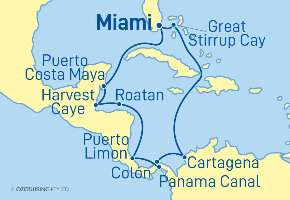 Norwegian Joy Bahamas, Colombia, Panama and Mexico - Cruises.com.au