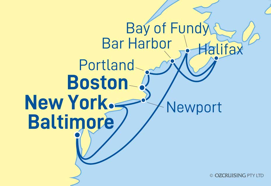 9 Night New England Cruise on the Grandeur Of The Seas GR01OCT20