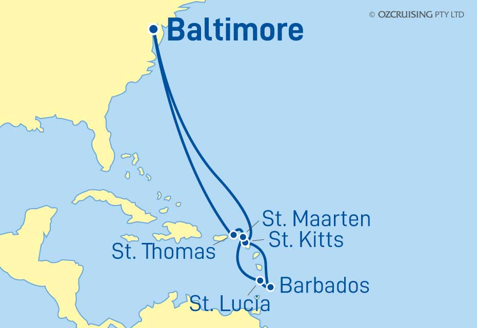 12 Night Caribbean Cruise on the Grandeur Of The Seas - GR06FEB21 ...